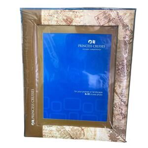 Princess Cruises Passport Photo Frame NEW 8x10 Picture Frame Italy Mexico Hawaii